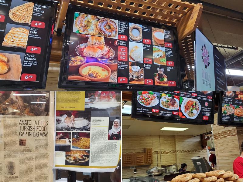 Anatolia Turkish Cuisine Menu