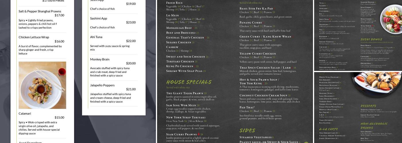 LimeLeaf Menu