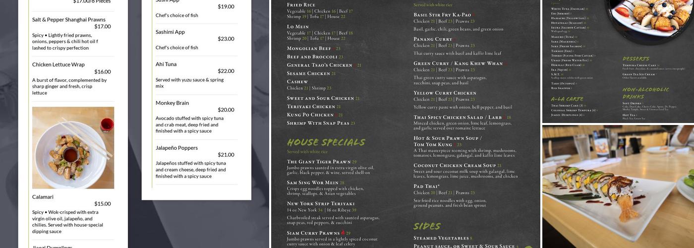 LimeLeaf Menu