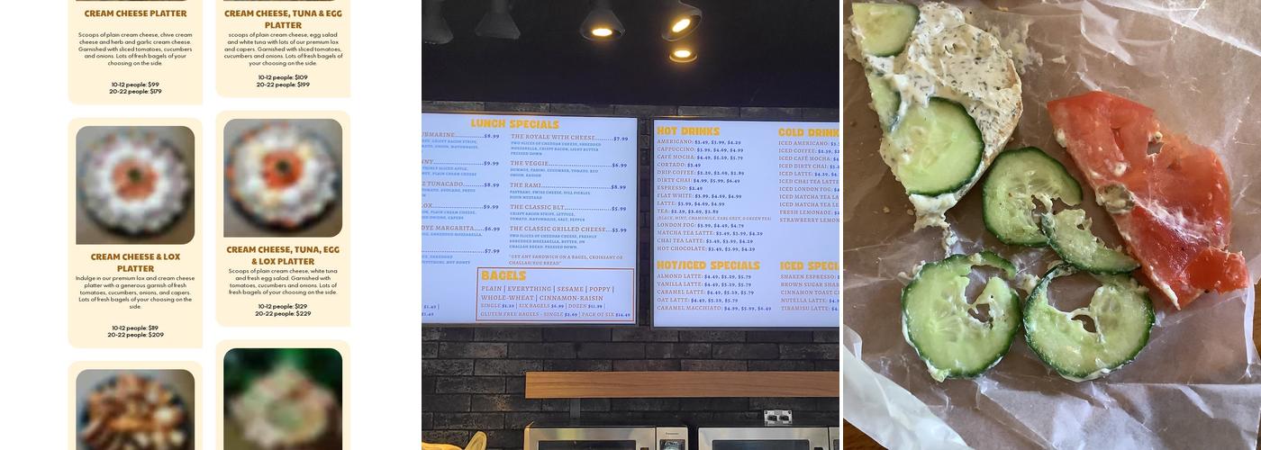 Buzz Bagelz Menu