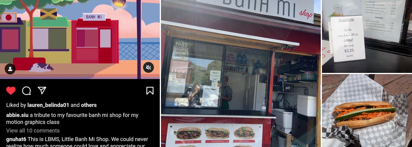 Little Banh Mi Shop Menu