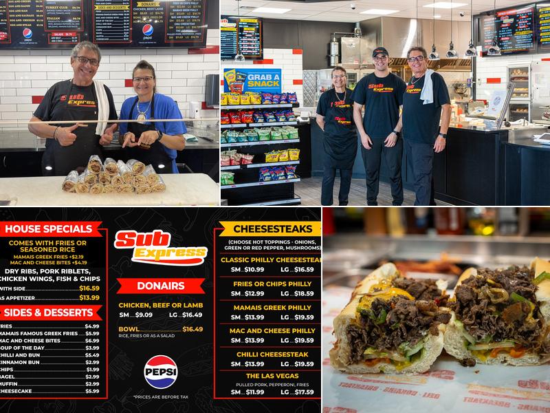 Sub Express Menu
