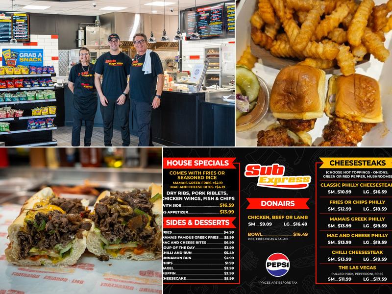 Sub Express Menu