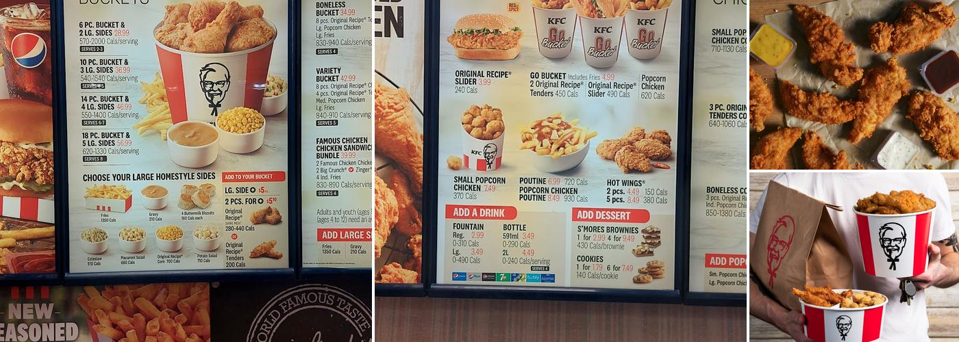 KFC Menu