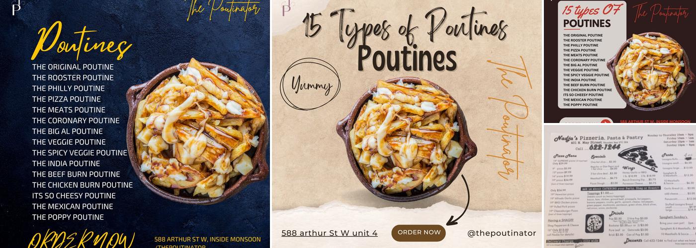 The Poutinator Menu