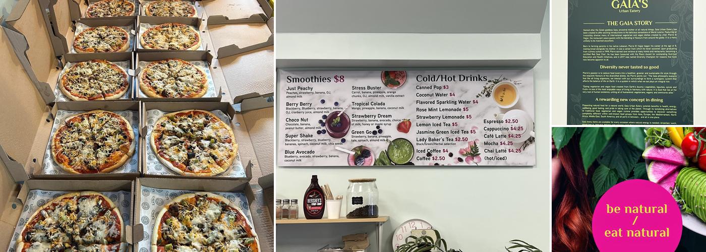 Gaia's Urban Eatery Menu