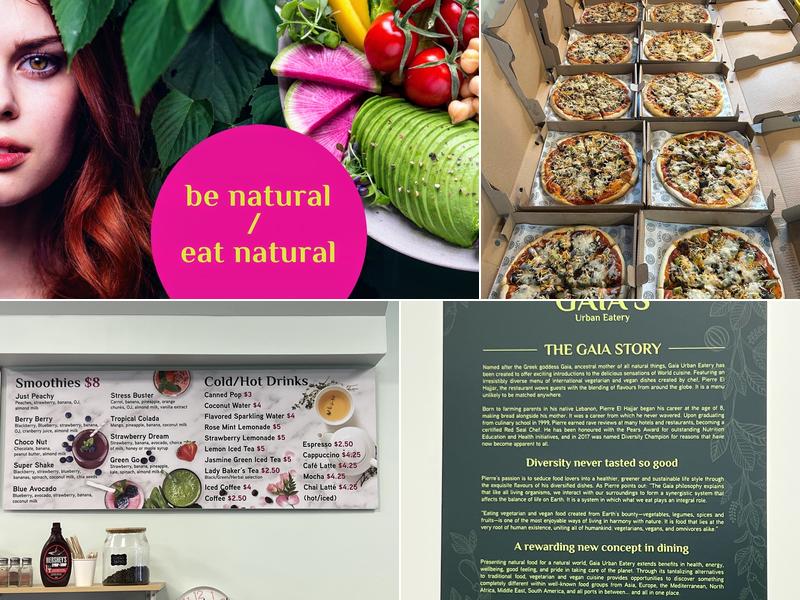 Gaia's Urban Eatery Menu