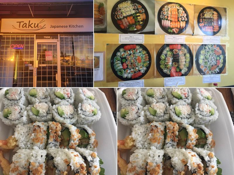 Taku Japanese Kitchen 7608 Royal Oak Ave, Burnaby