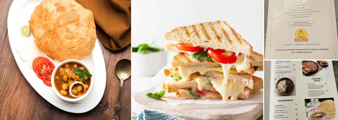 Gwalia Sweets and Restaurant Menu