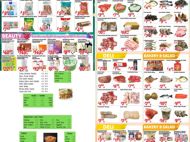 Freshawarma Menu