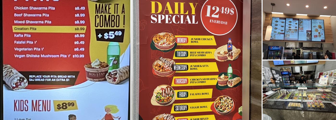 Restaurant Boustan Menu