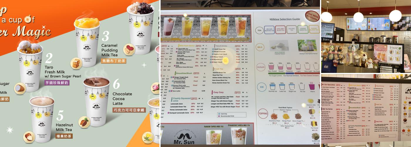 Mr. Sun Menu