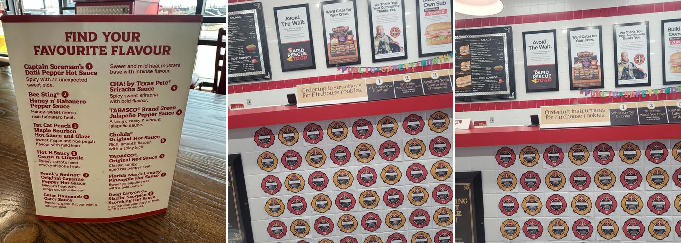 Firehouse Subs St. Thomas Menu