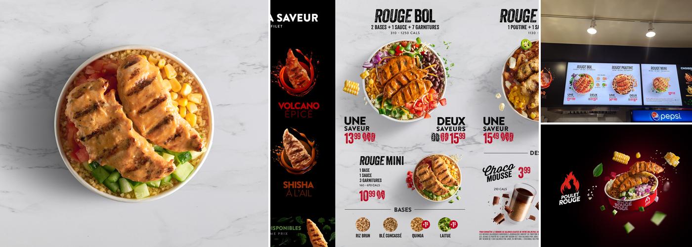 Poulet Rouge Masson Menu