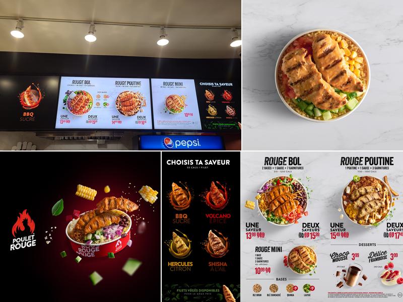 Poulet Rouge Masson Menu