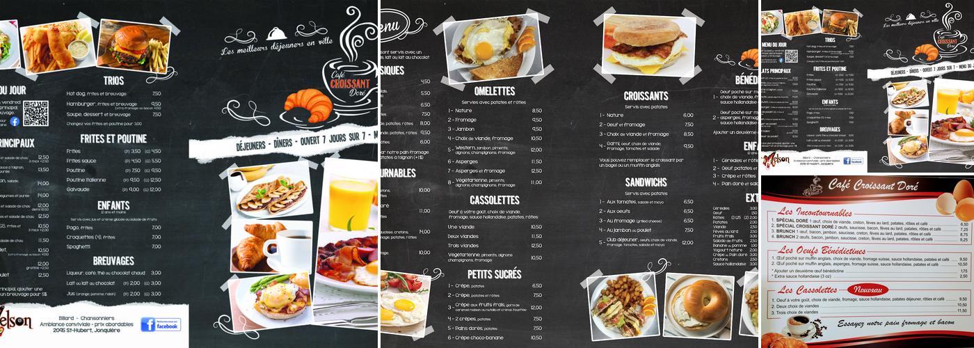 Café Croissant Dore Menu