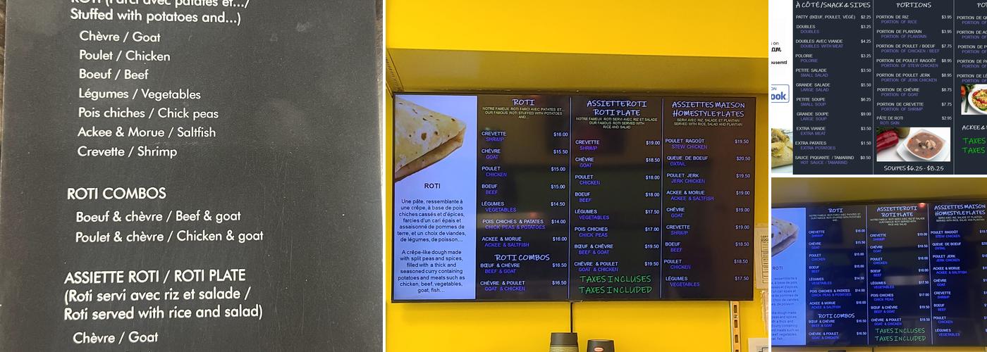 Caribbean Curry House Menu