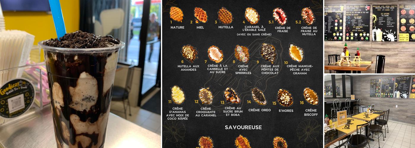 Goodiez Bubble Tea and Snacks Menu