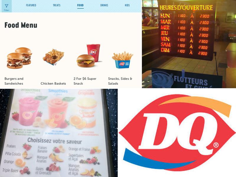 Dairy Queen Menu