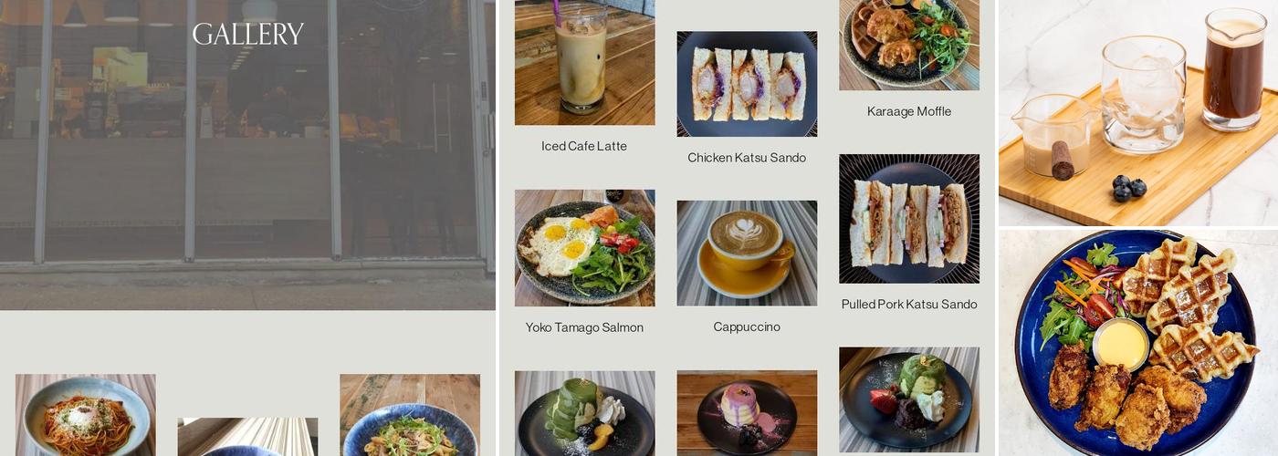 Cafe N One North York Menu