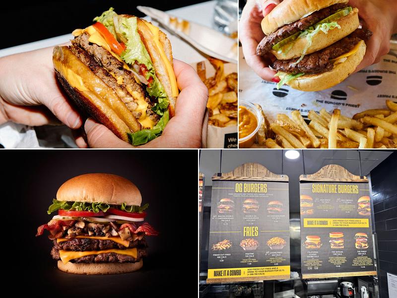 The Burger's Priest Menu