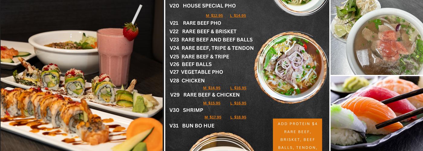 Wind pho Menu