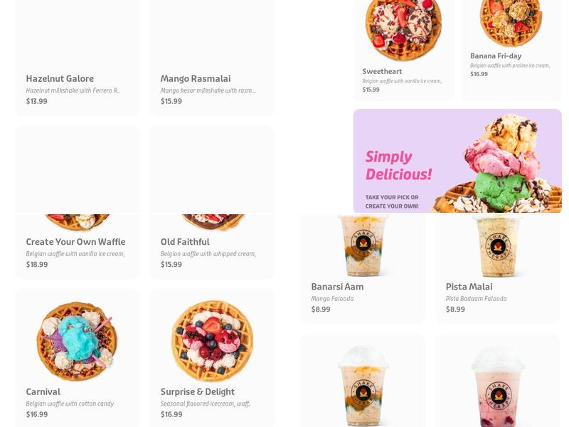 Shake Therapy Komoka Menu