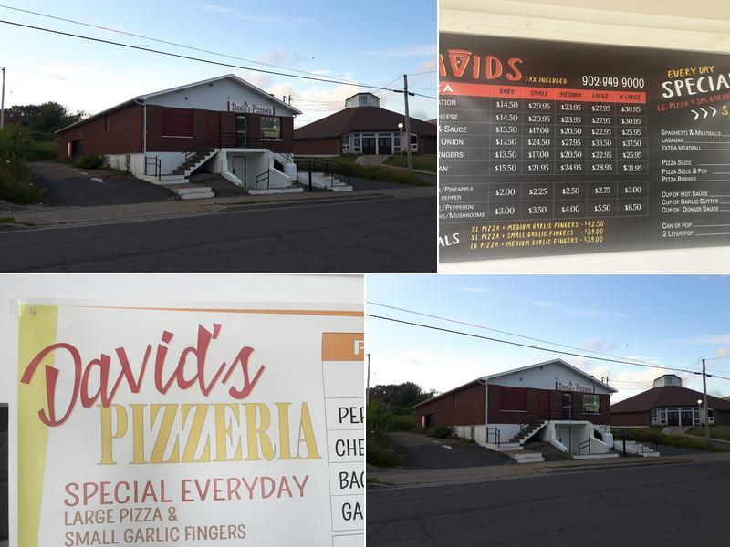 Davids Pizza 54 Union St, Glace Bay