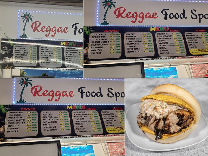 Reggae Food Spot Menu