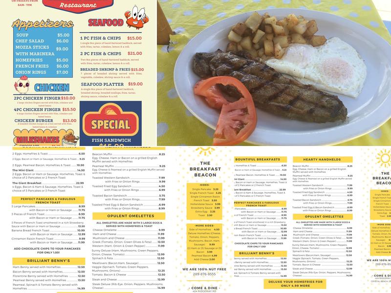 The Breakfast Beacon Menu