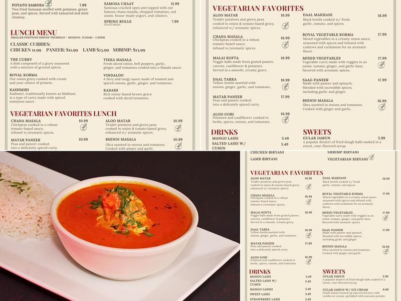 Parivaar Menu