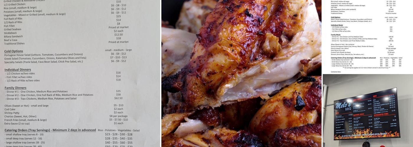 Melo's BBQ Menu