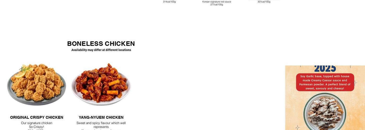 Chicken Plus Menu