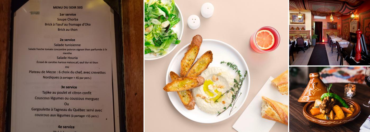 La Rose des Sables Menu