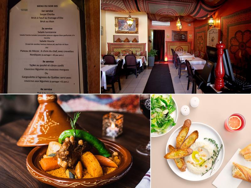 La Rose des Sables Menu