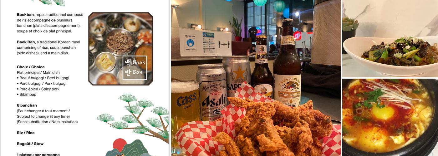 Cuisine Coréenne COCODAK Menu