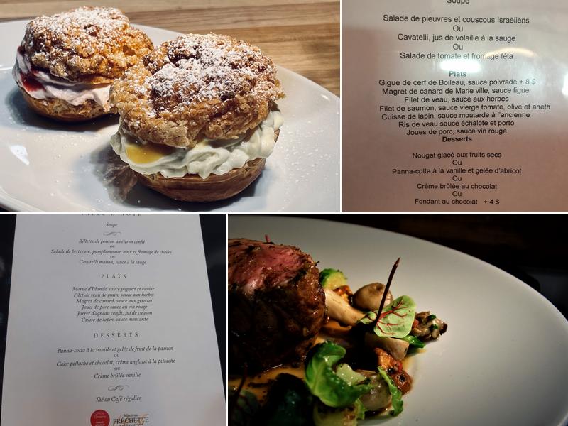 Les Oiseaux Menu