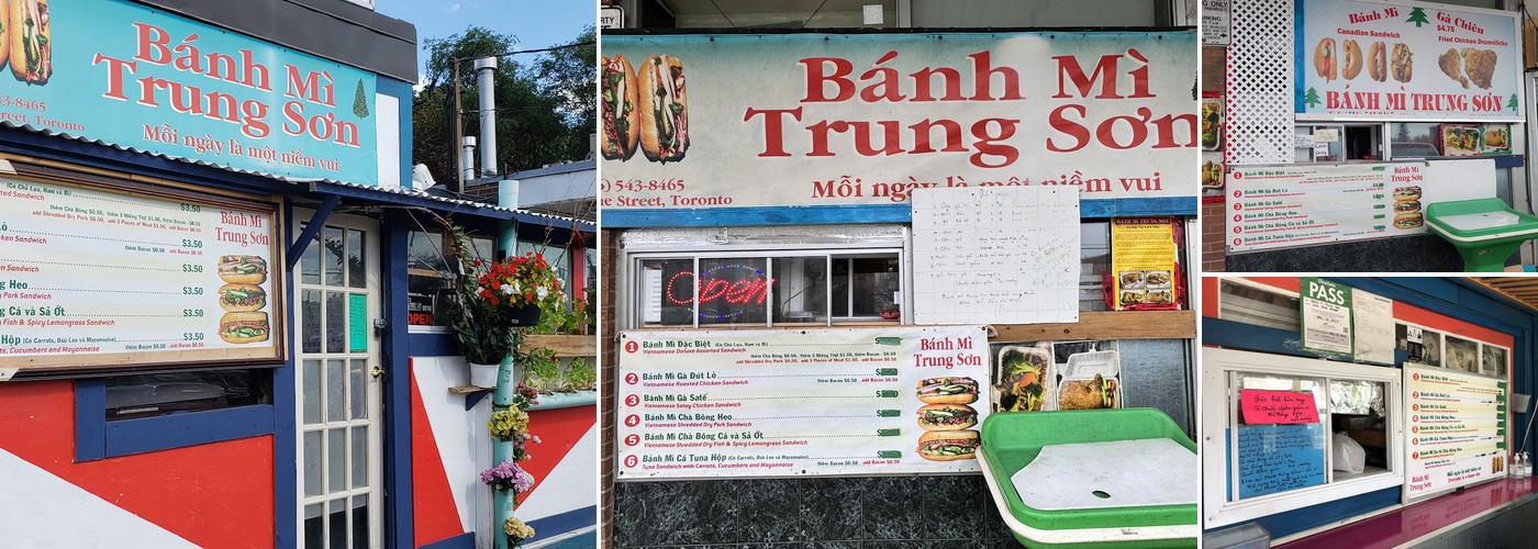 Banh Mi Trung Son Menu