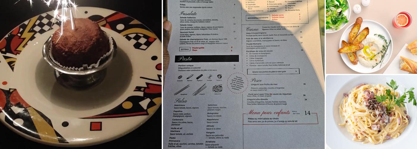 Pasta Express Menu