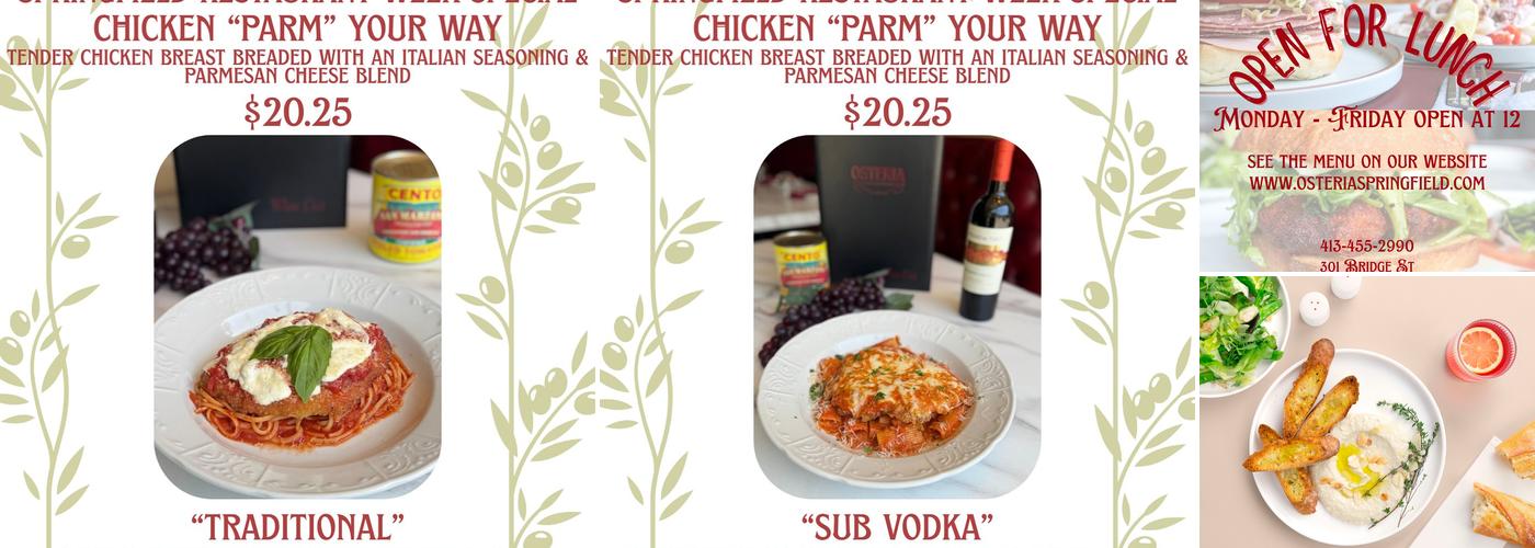 Osteria Menu
