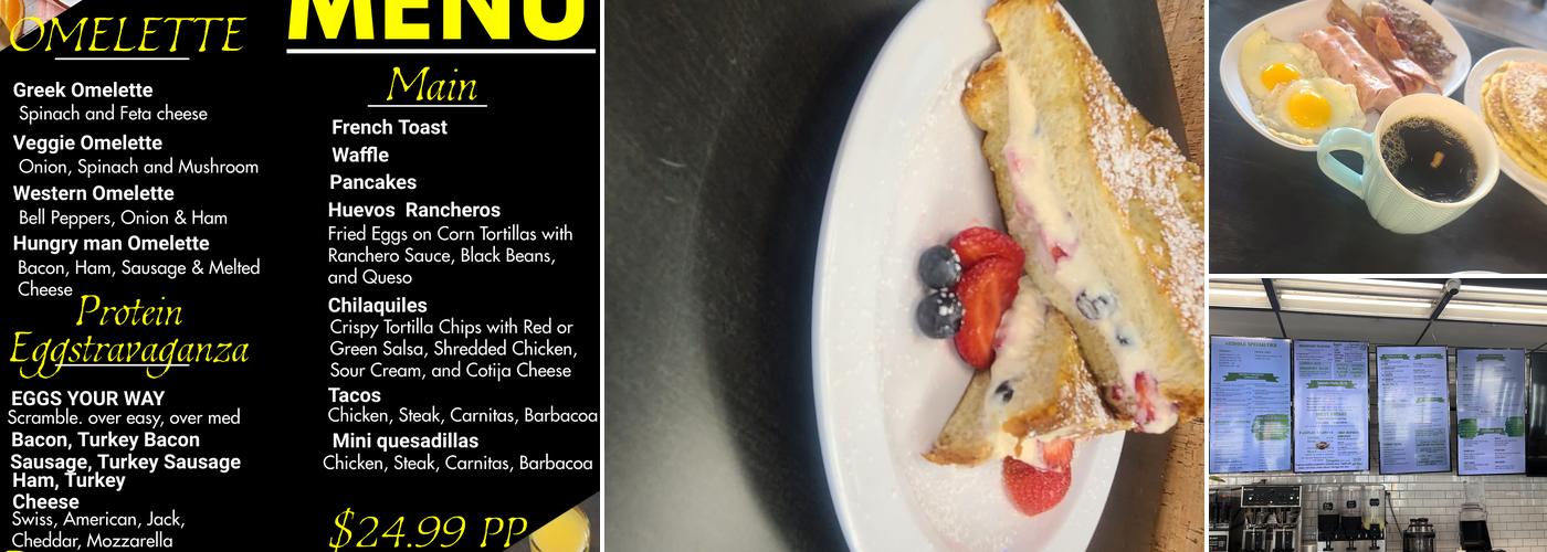 Oceanside brunch Menu