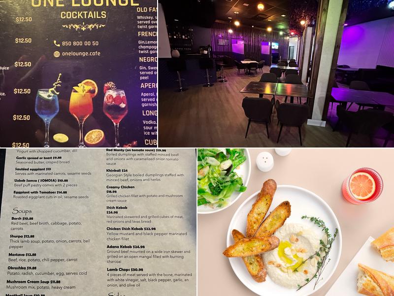 One Lounge | Restaurant & Hookah Bar Menu