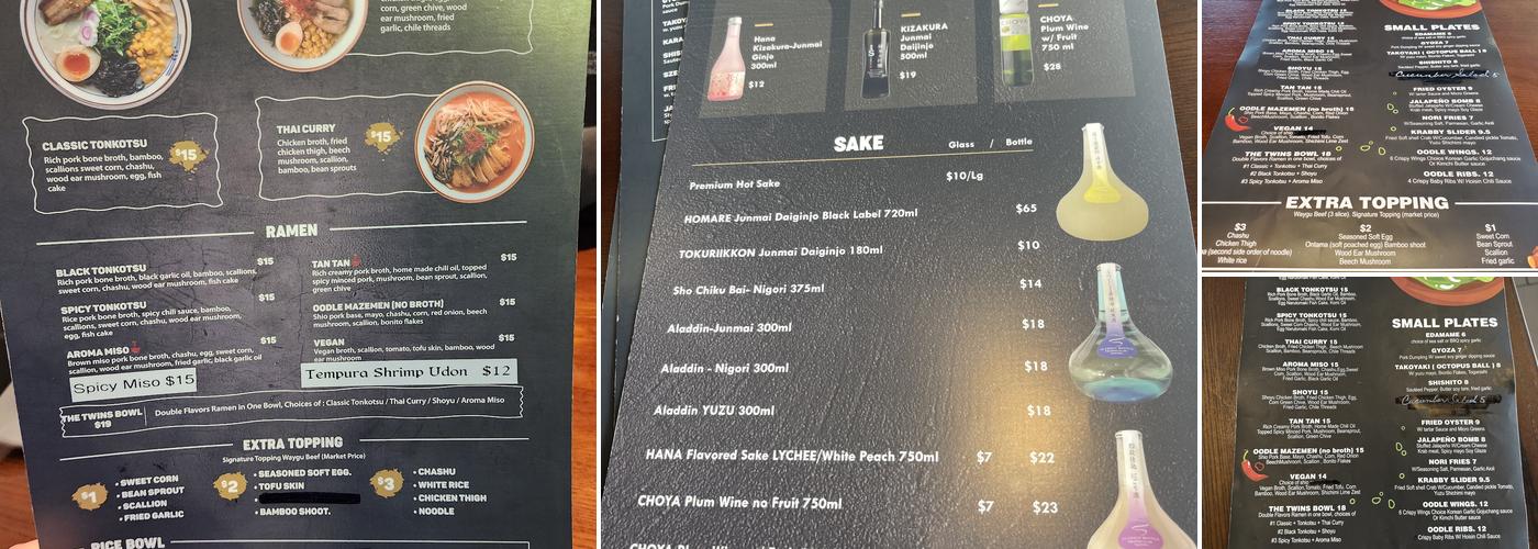 OODLE Menu