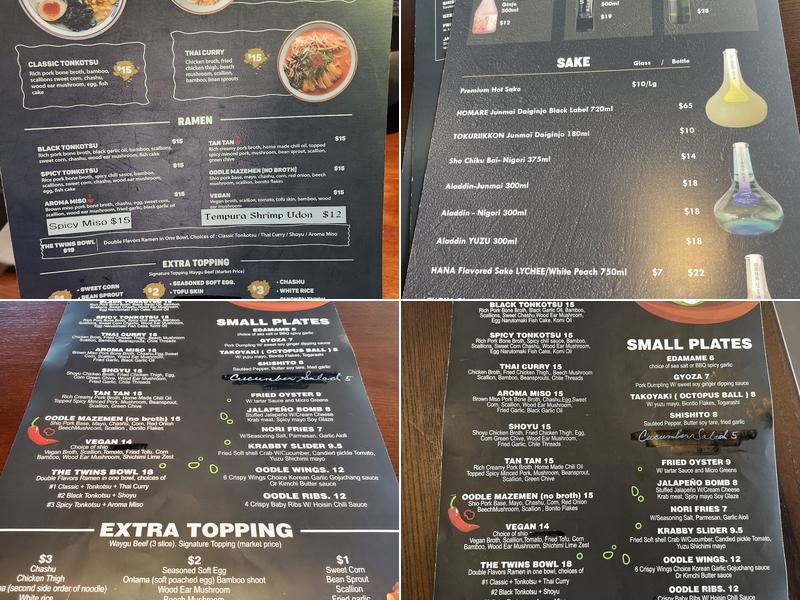 OODLE Menu