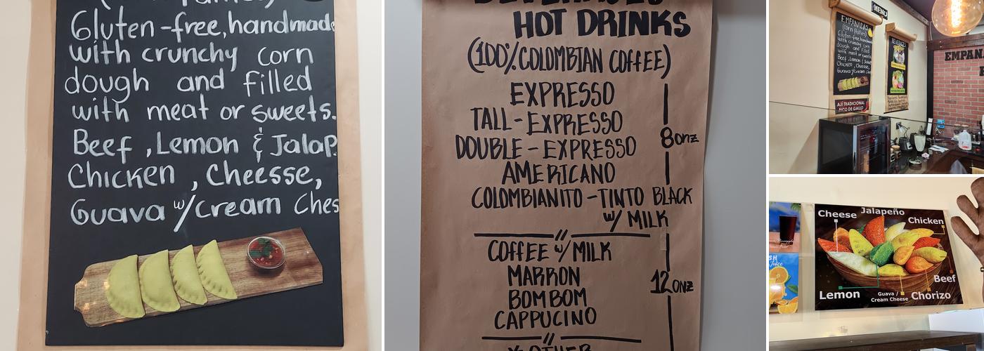 Empanadas y Salsas Menu