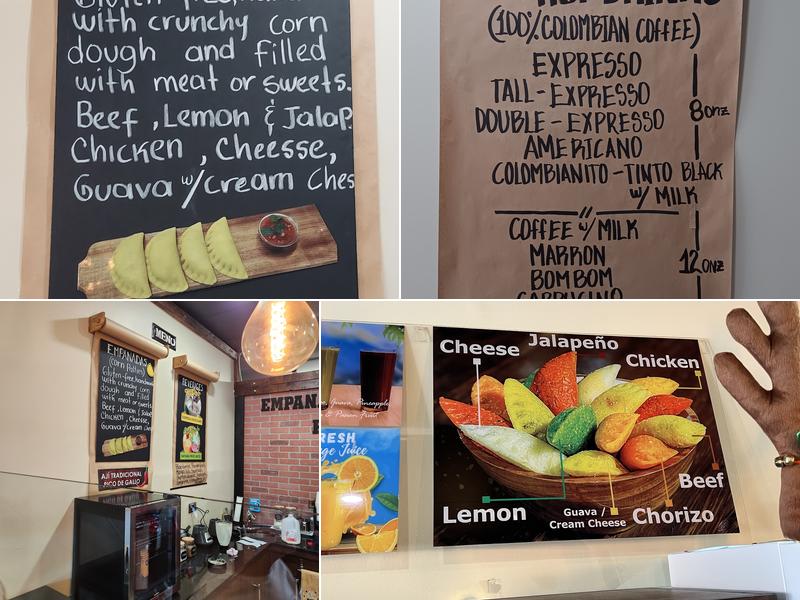 Empanadas y Salsas Menu