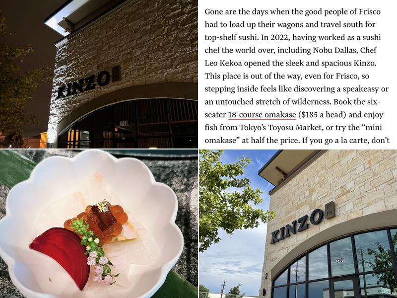 Kinzo 14111 King Rd #2200, Frisco