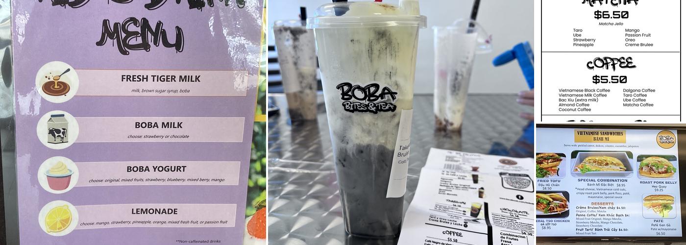 Boba Bites & Tea Menu