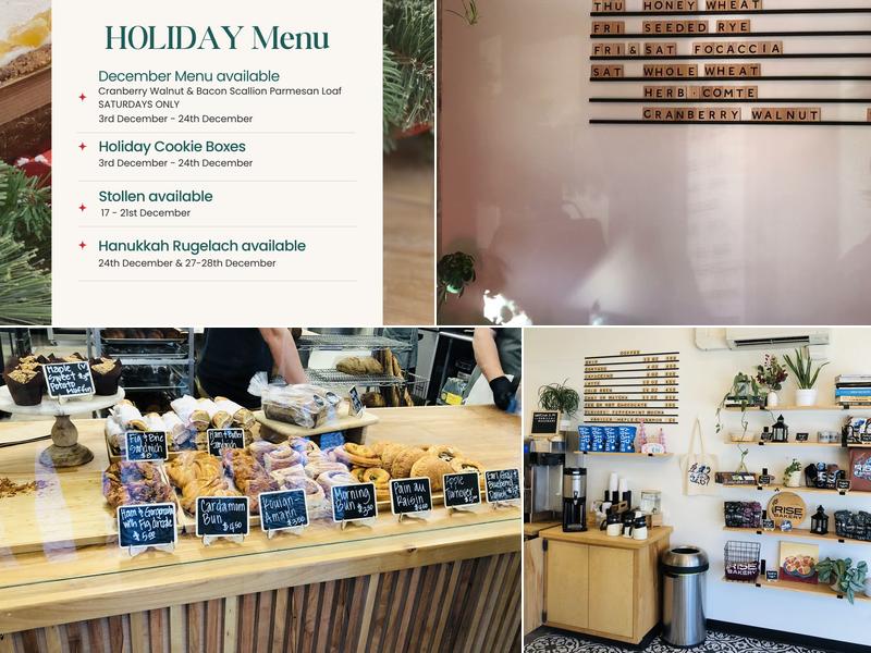 Rise Bakery Menu