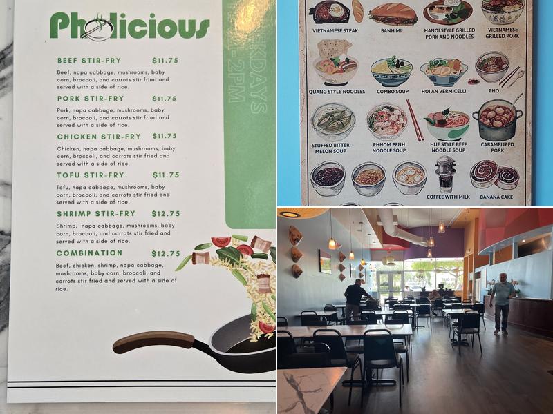 Pho Licious Menu